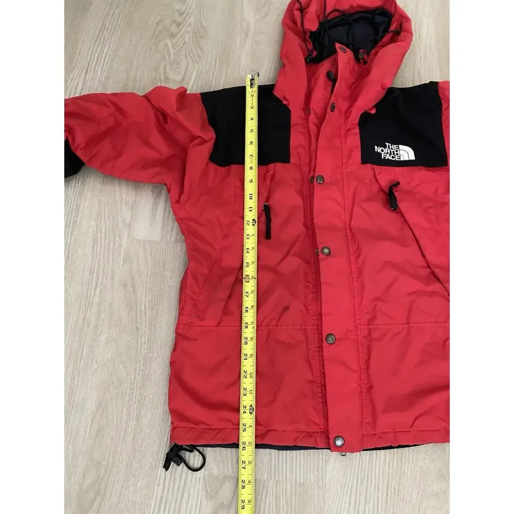 The North Face Red and Black Hooded Gore-Tex Jacket